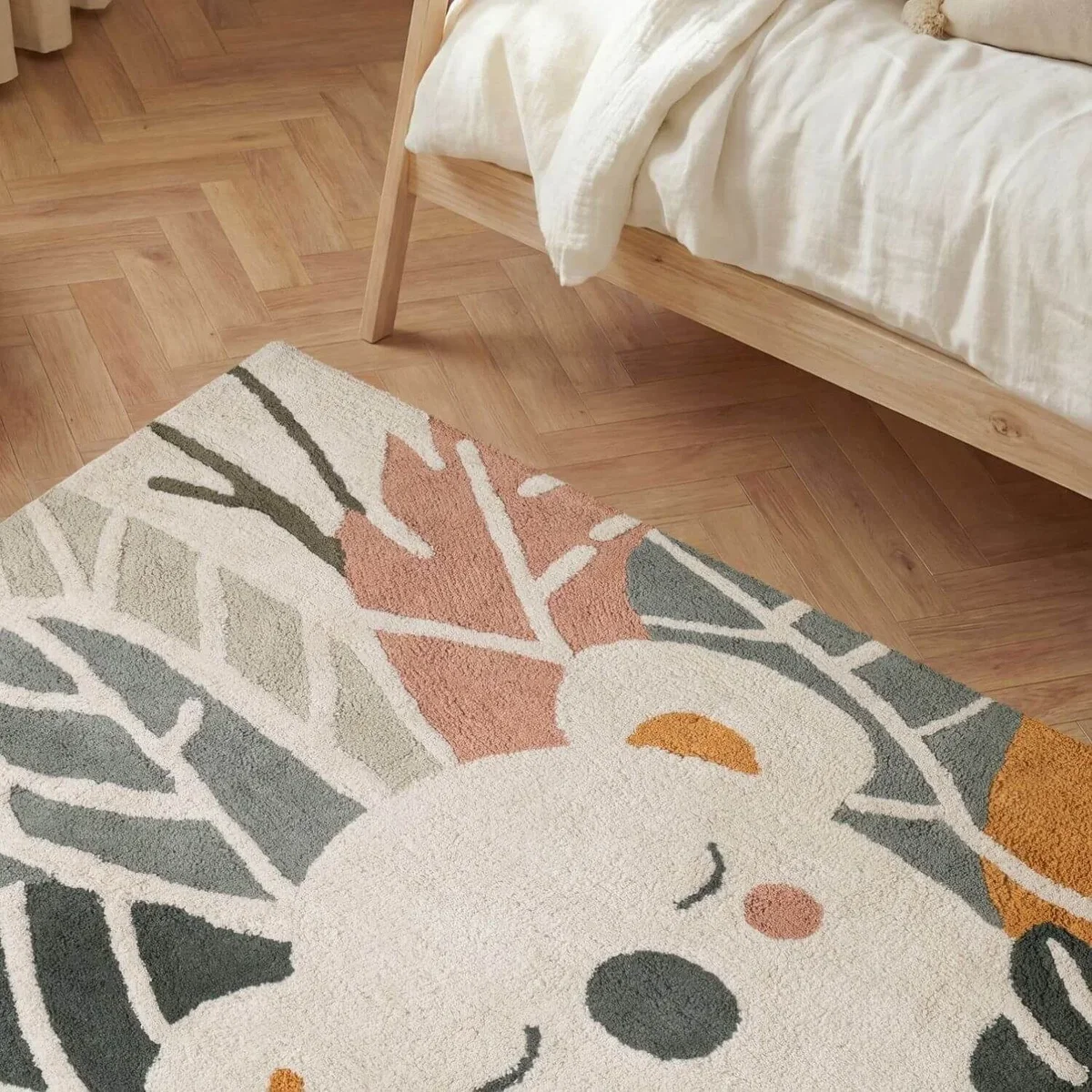 Snuggle Kids Tabea Cotton Animal Rug 140 x 200 cm Multicolour - Multicolour – image 7