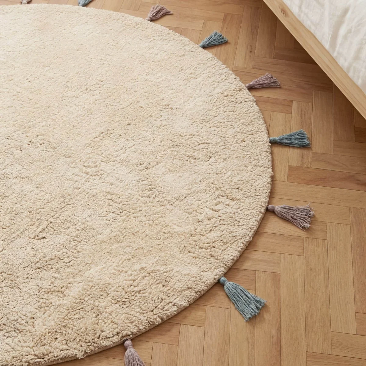 Snuggle Kids Sunna Cotton Round Rug Cream Ø 160 cm - Cream – image 6