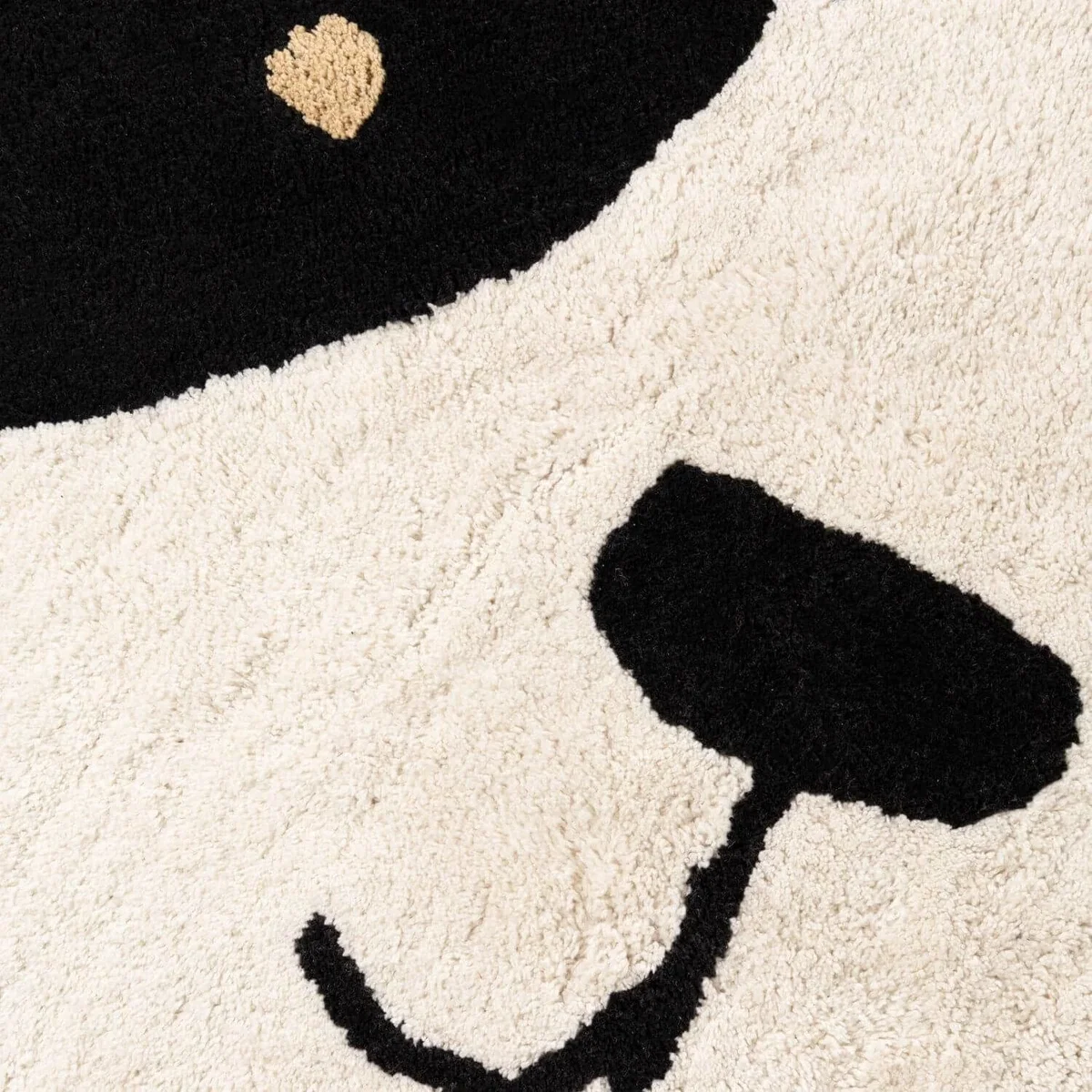 Snuggle Kids Patsy Cotton Animal Rug Cream & Black - Cream & Black – image 2