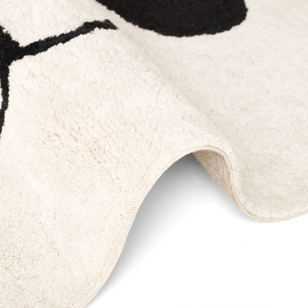 Snuggle Kids Patsy Cotton Animal Rug Cream & Black - Cream & Black – image 4
