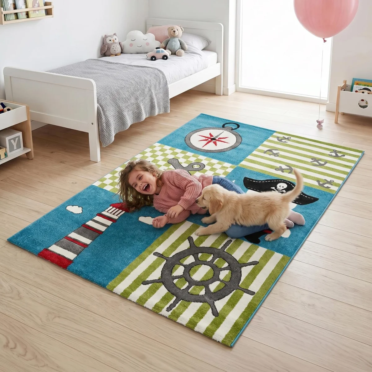 Kids Sailor Rug - Multi / 230cm – image 5