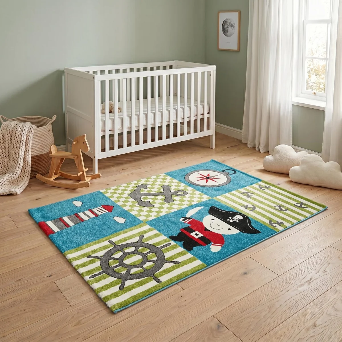Kids Sailor Rug - Multi / 230cm – image 7