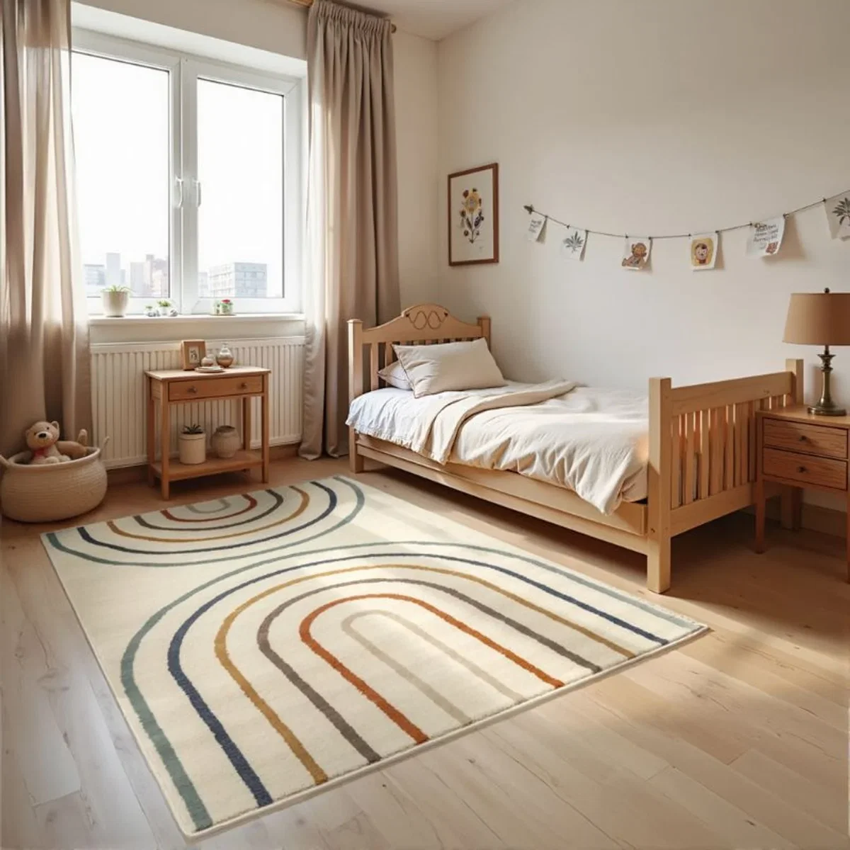 Hanse Home Adventures Kids Rainbow Polypropylene Fun Rug Multicolour - Multicolour / 235cm – image 7