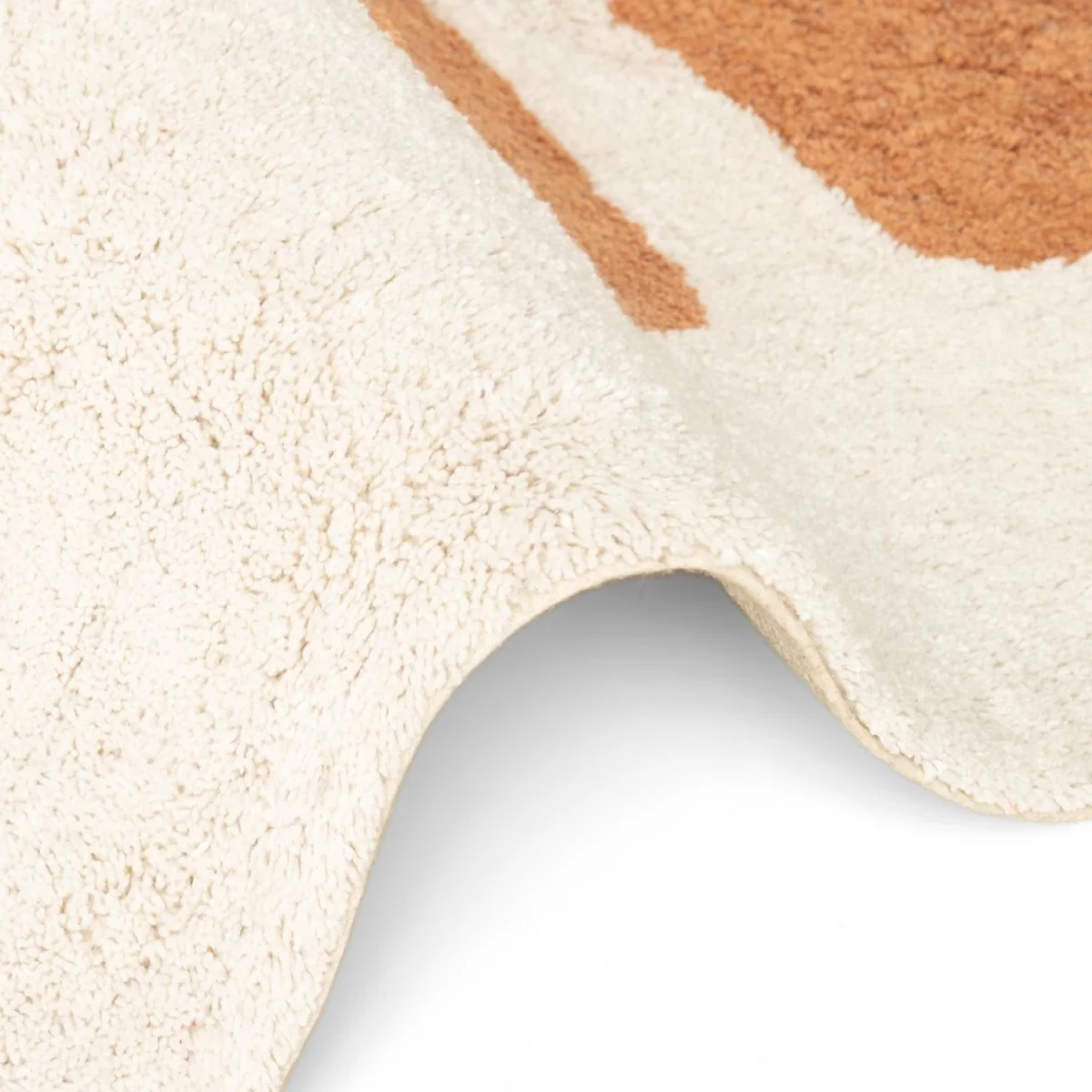Snuggle Kids Doro Cotton Animal Rug Cream & Orange - Cream & Orange – image 3