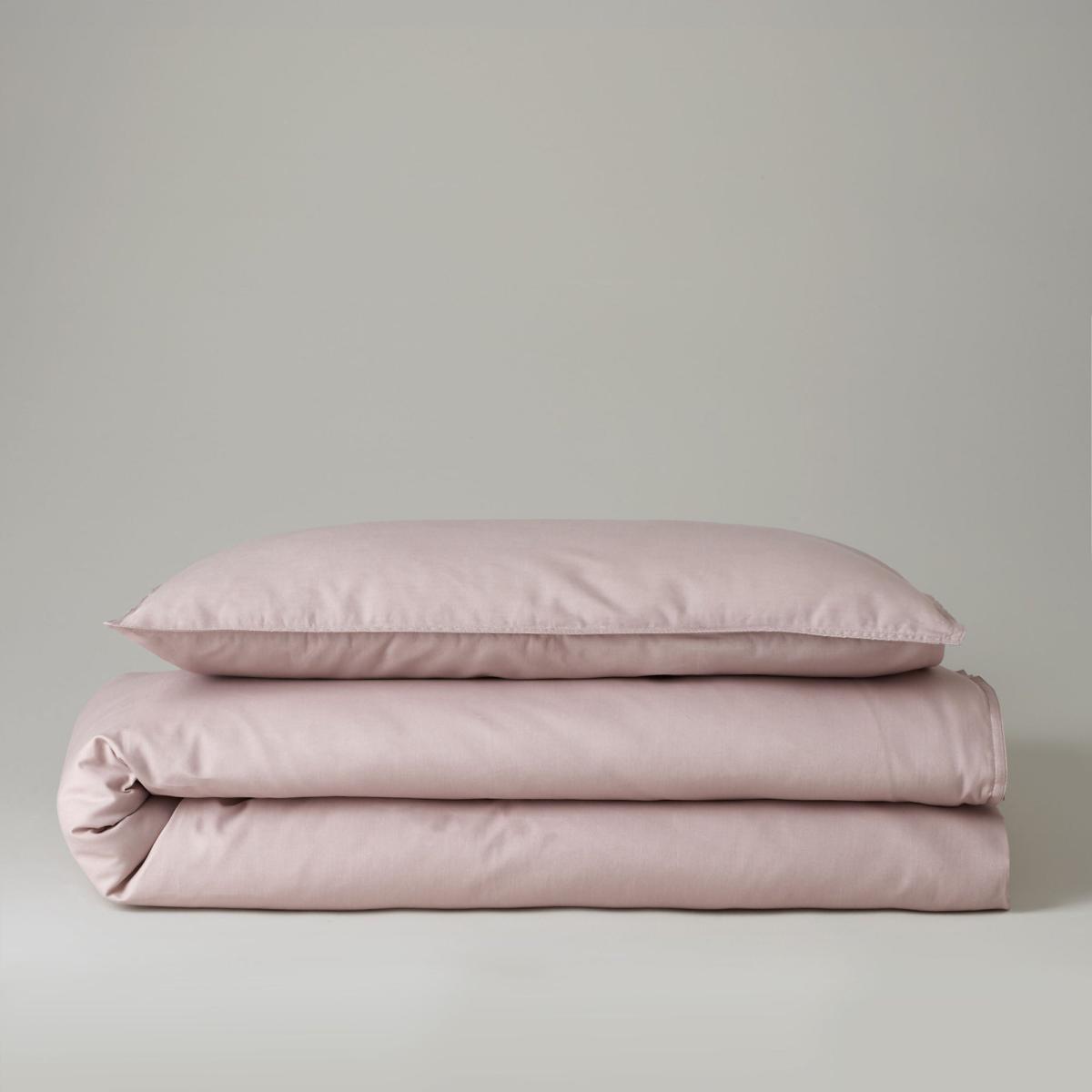 Dusty Pink 100% Organic Cotton Duvet Cover and Pillowcase Set Organic Cotton Dusty Pink – image 6