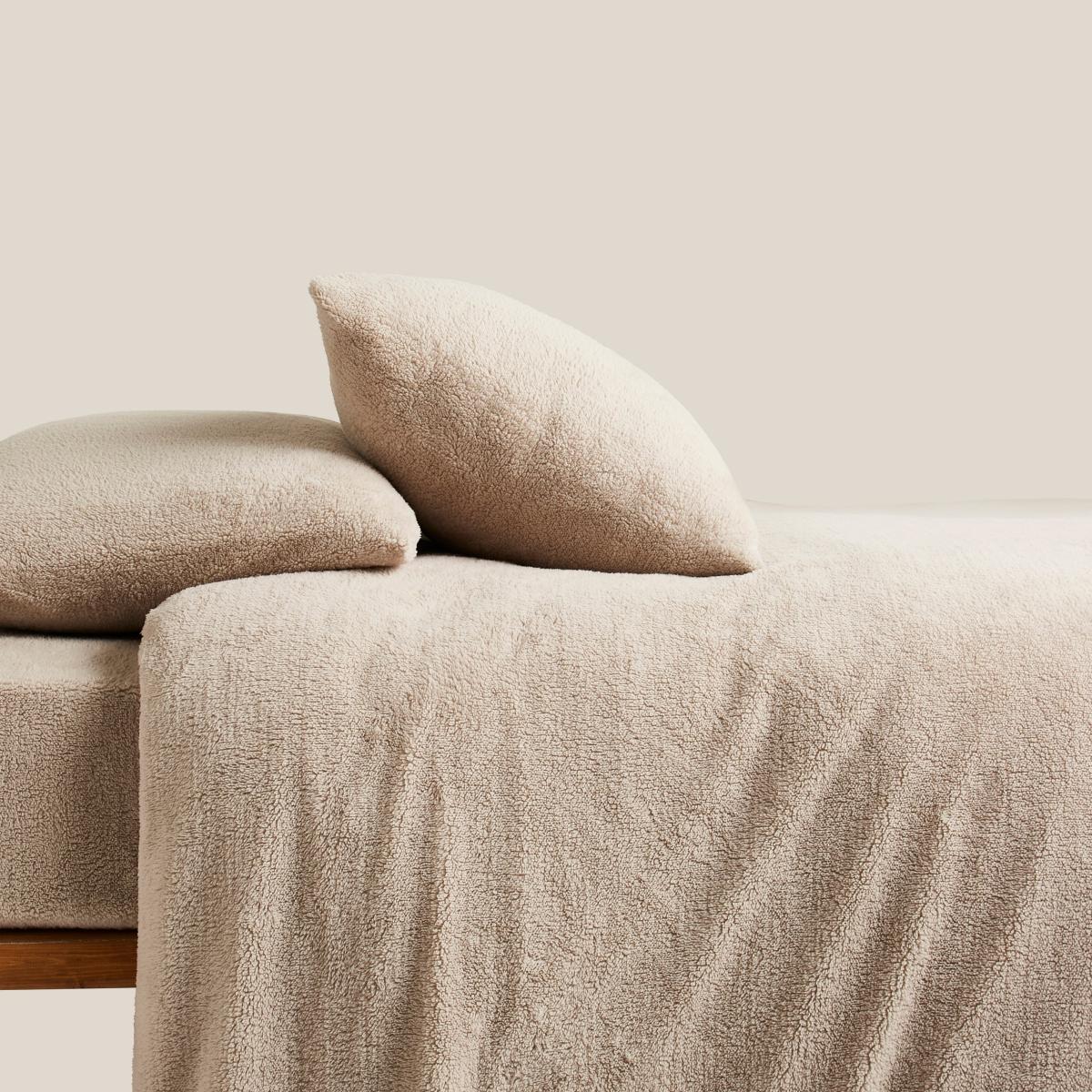 Dunelm Teddy Bear Mushroom Natural Duvet Cover & Pillowcase Set, Size: Single Teddy Mushroom – image 2