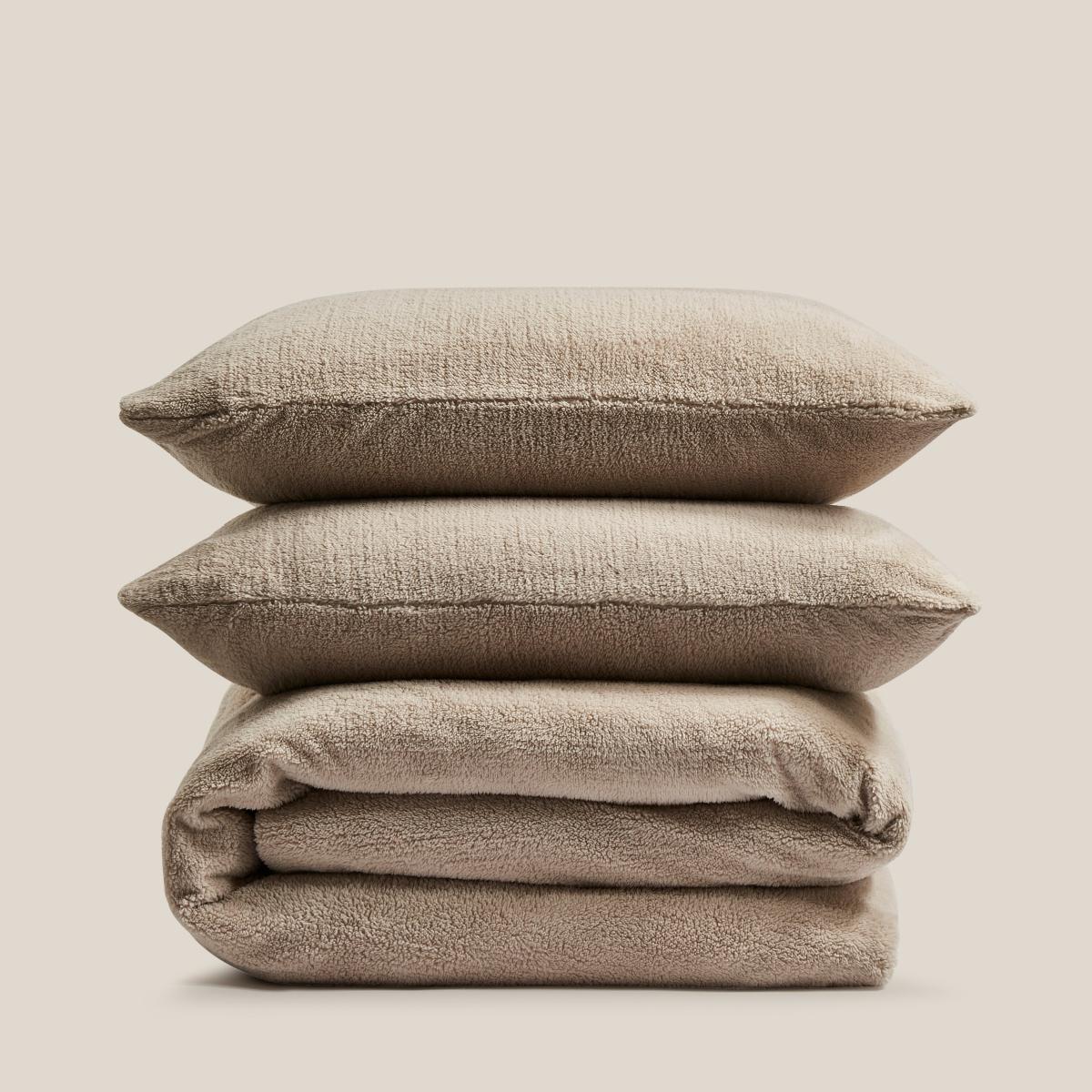 Dunelm Teddy Bear Mushroom Natural Duvet Cover & Pillowcase Set, Size: Single Teddy Mushroom – image 3