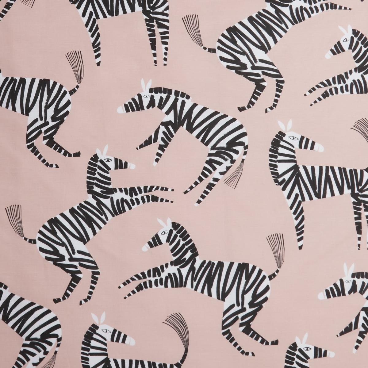 Habitat Zebra Blush Pink Bedding Set - Single – image 2