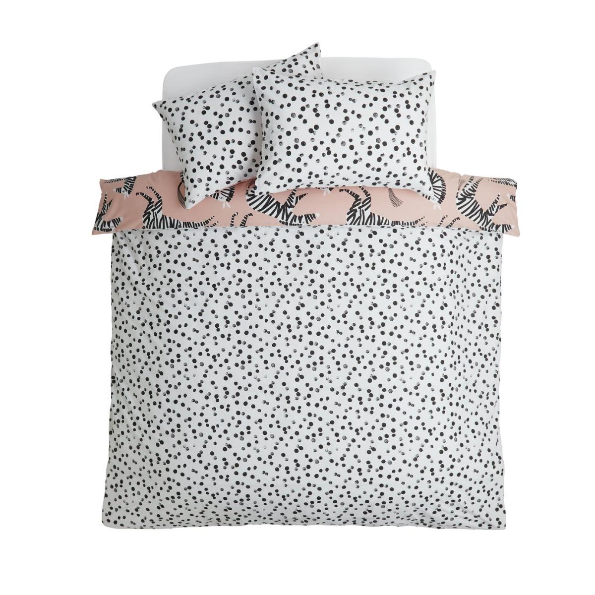 Habitat Zebra Blush Pink Bedding Set - Single – image 5