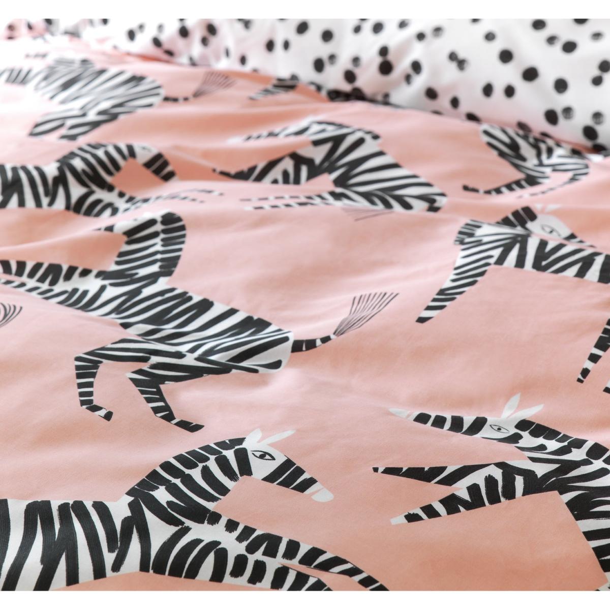 Habitat Zebra Blush Pink Bedding Set - Single – image 6