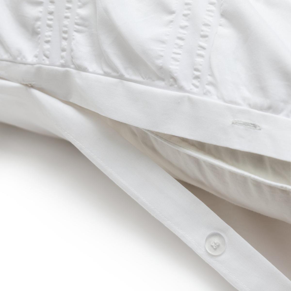 Habitat Seersucker Square White Bedding Set - Single – image 5