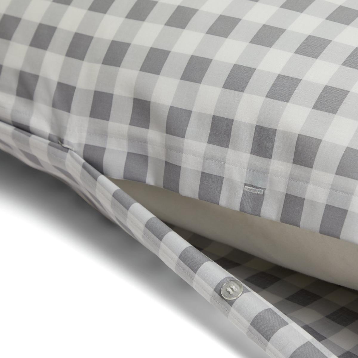 Habitat Gingham Grey Bedding Set - Single – image 5