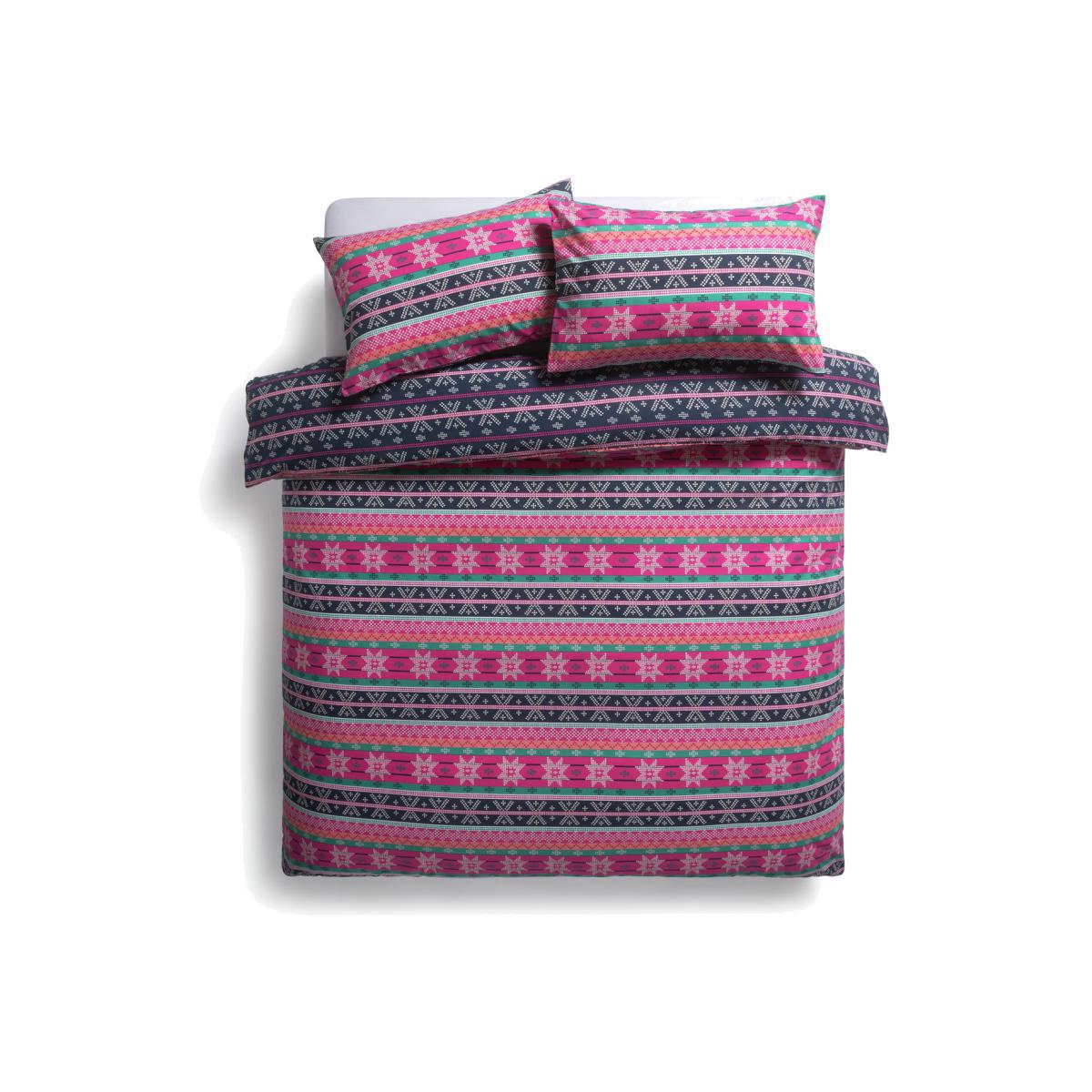 Habitat Christmas Fair Isle Print Bedding Set - Single – image 1