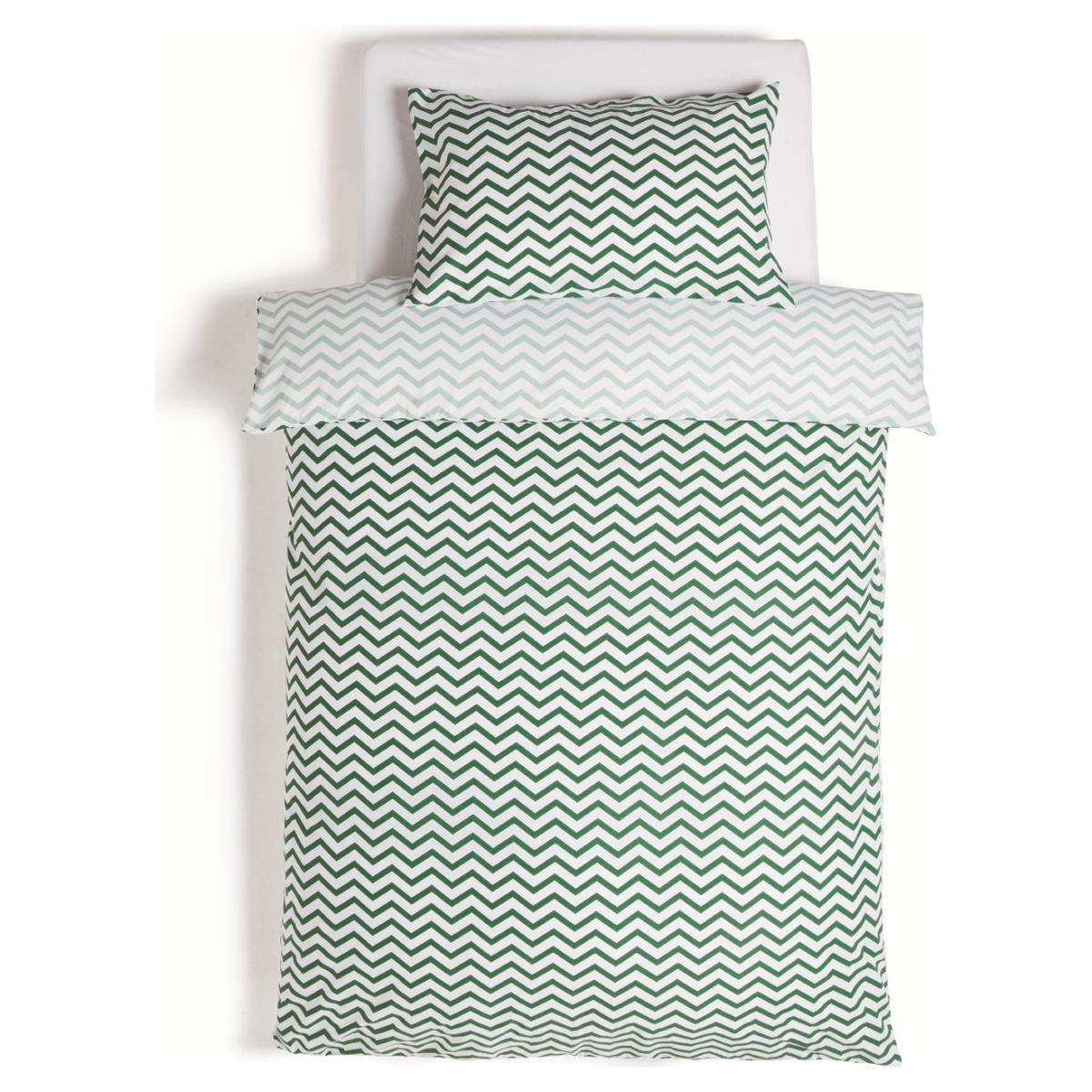 Habitat Kids Green Zig Zag Bedding Set - Single – image 3