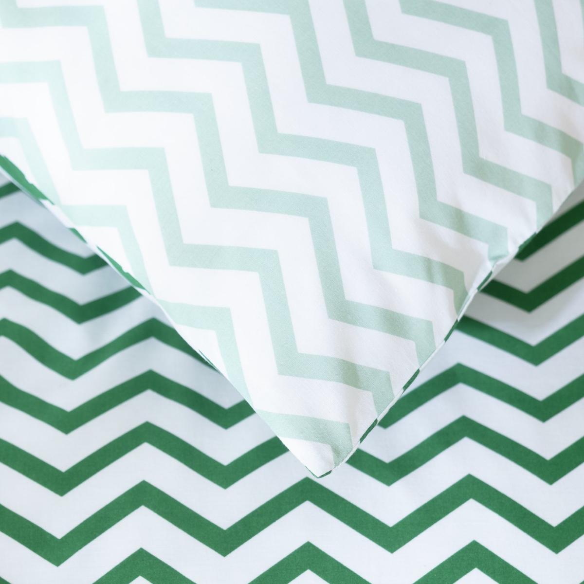 Habitat Kids Green Zig Zag Bedding Set - Single – image 7