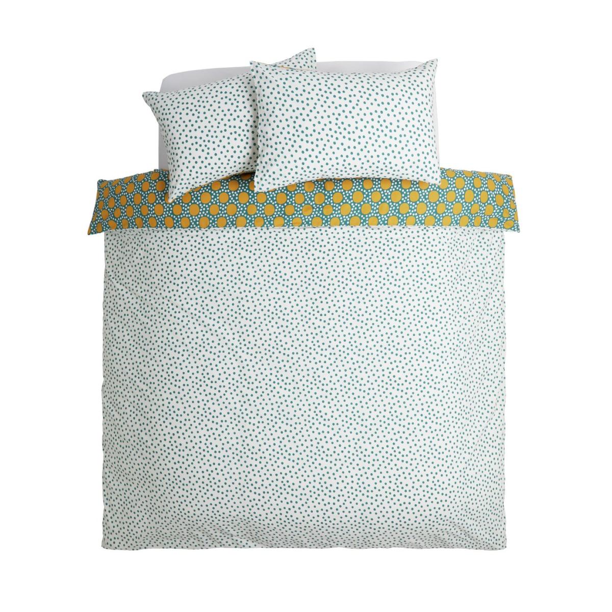 Habitat Sunburst Geo Green & Mustard Bedding Set - Single – image 6