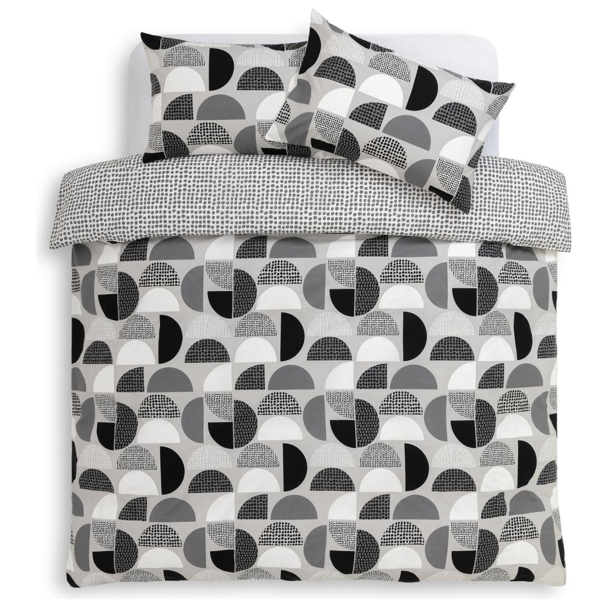 Habitat New Geo Blocks Monochrome Bedding Set - Single – image 3