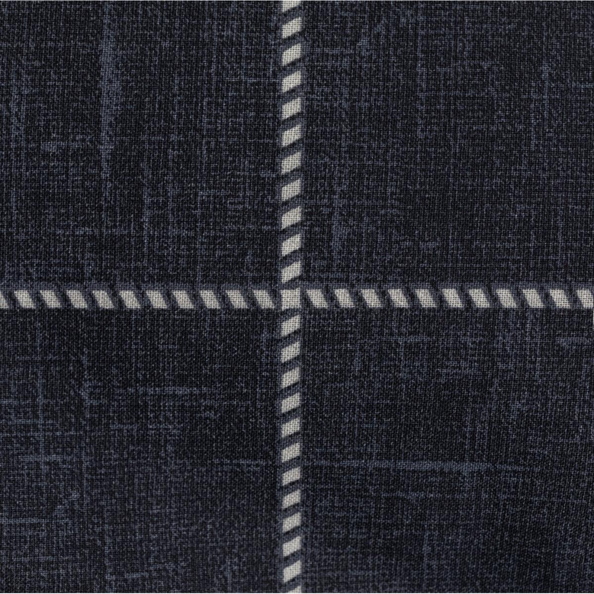 Habitat Grid Check Blue Bedding Set - Single – image 2
