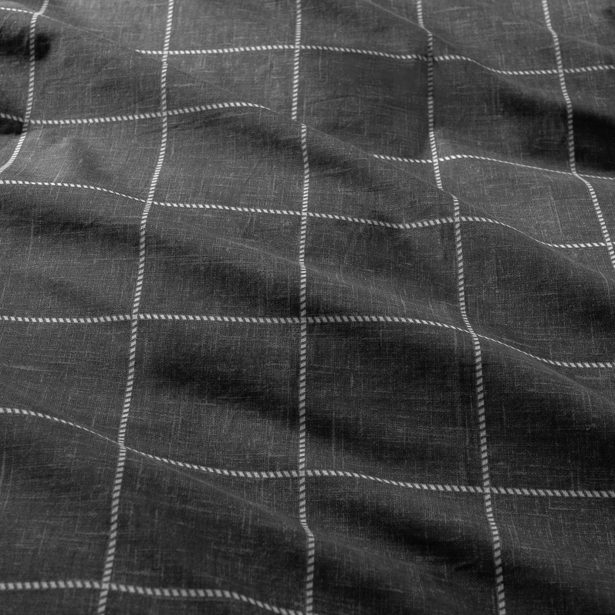 Habitat Grid Check Blue Bedding Set - Single – image 5