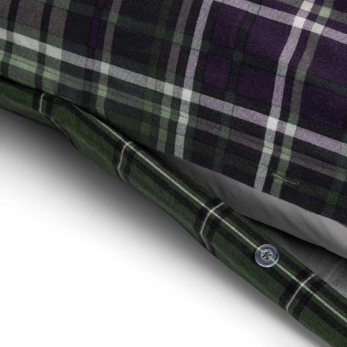 Habitat Brushed Cotton Green Check Bedding Set - Single – image 6