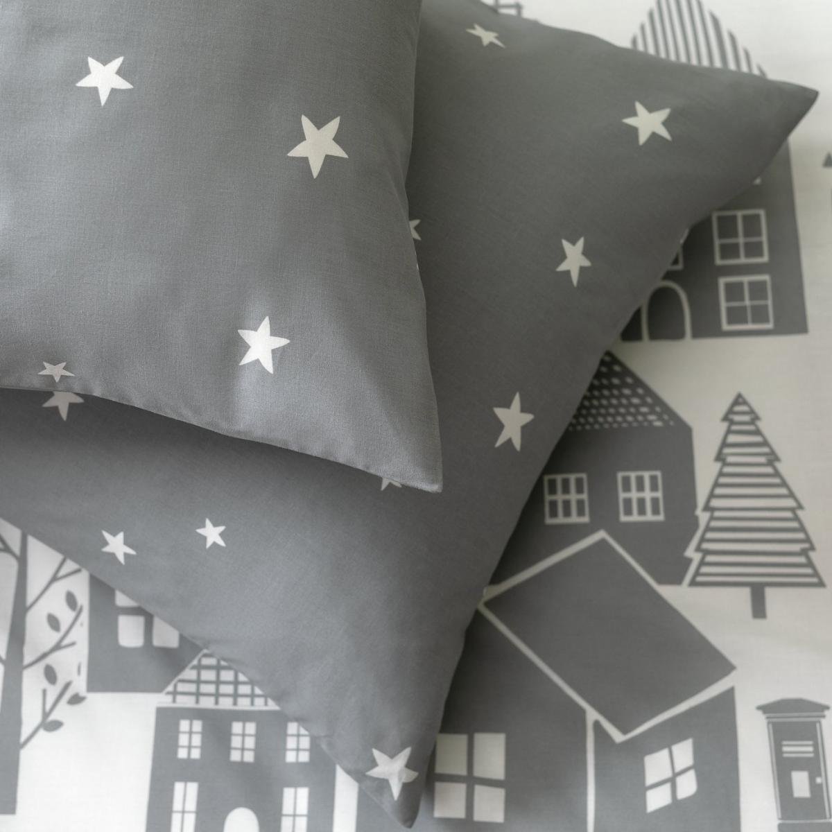 Habitat Christmas Houses Placement Grey Bedding Set - Single – image 4