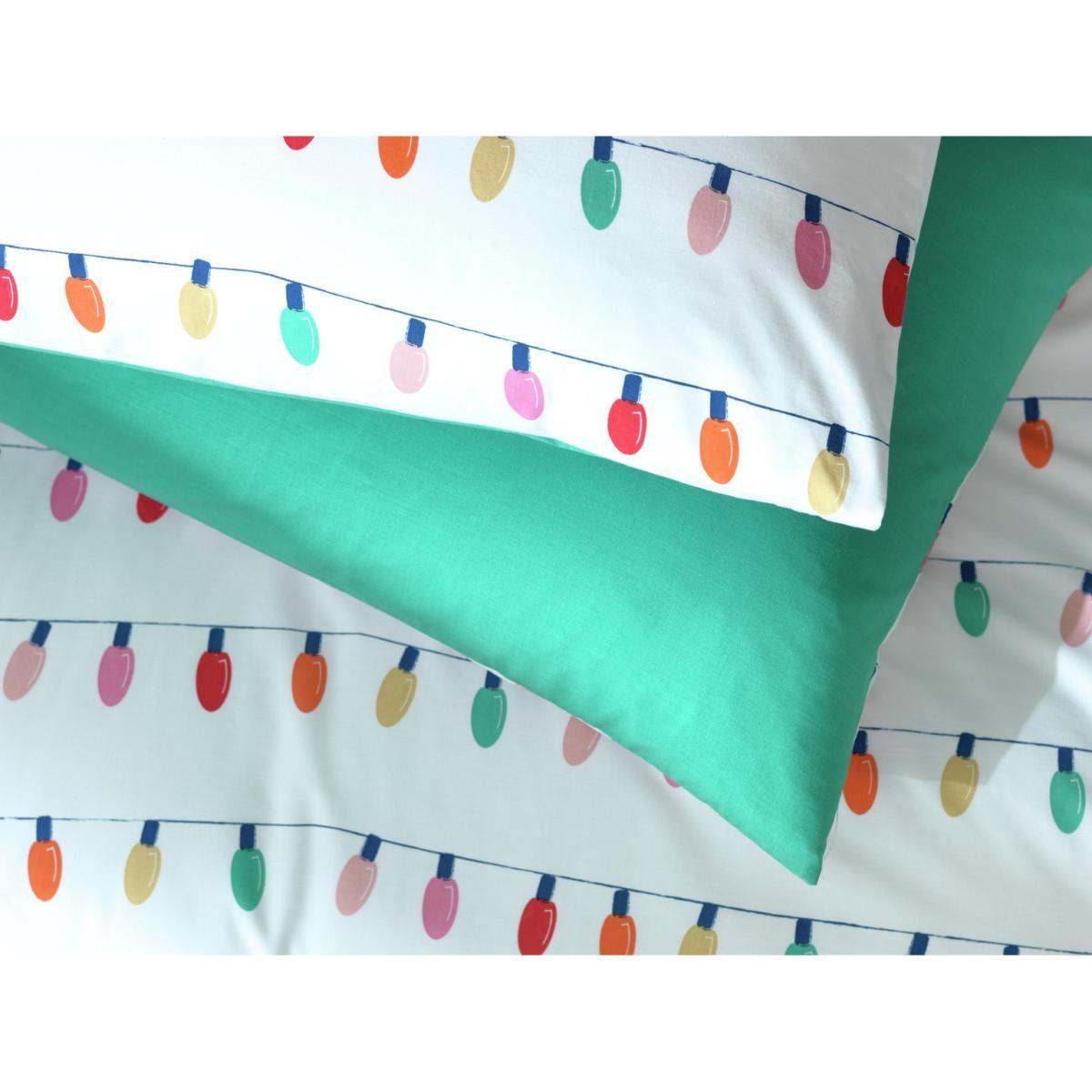 Habitat Christmas Lights Printed Bedding Set - Single – image 3