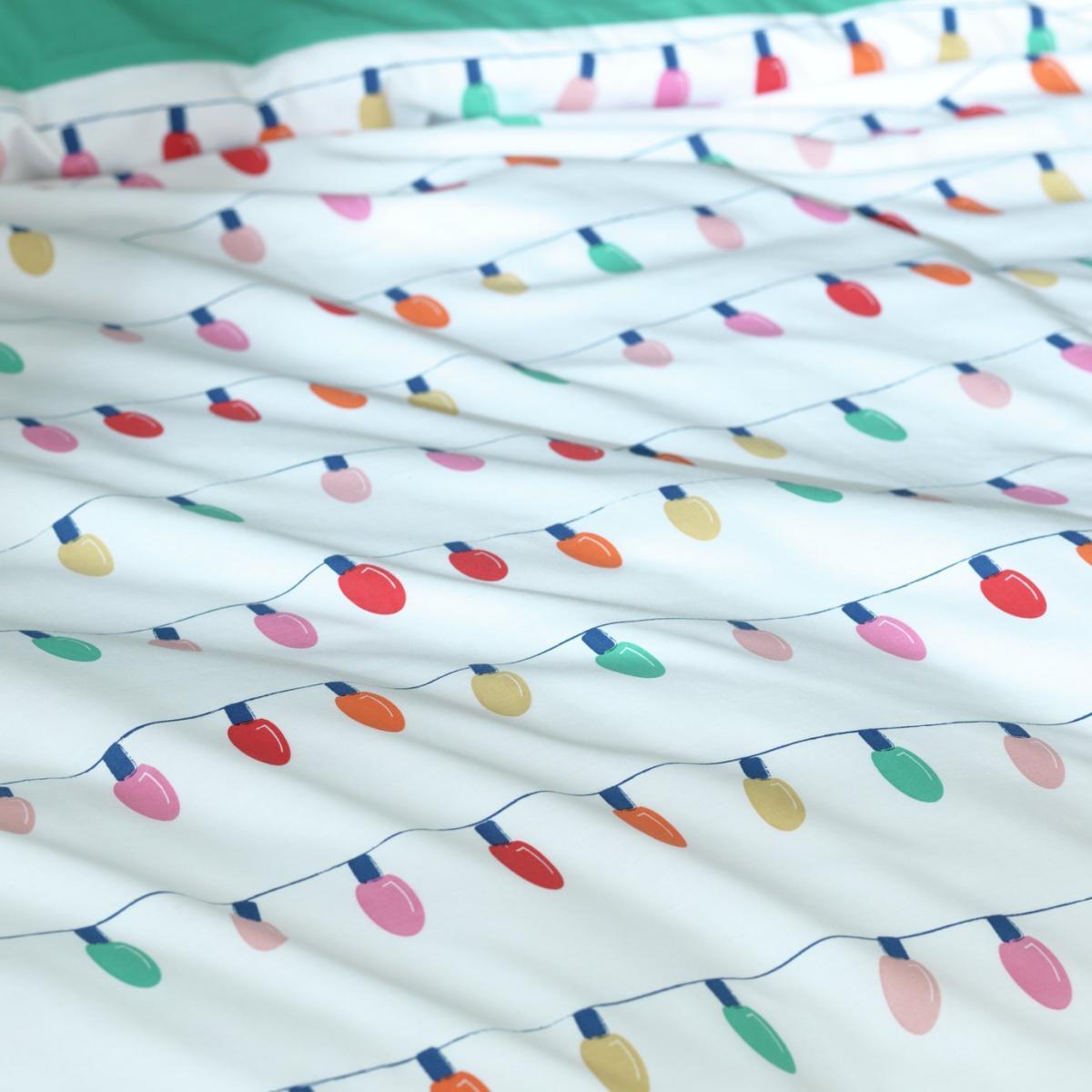 Habitat Christmas Lights Printed Bedding Set - Single – image 6