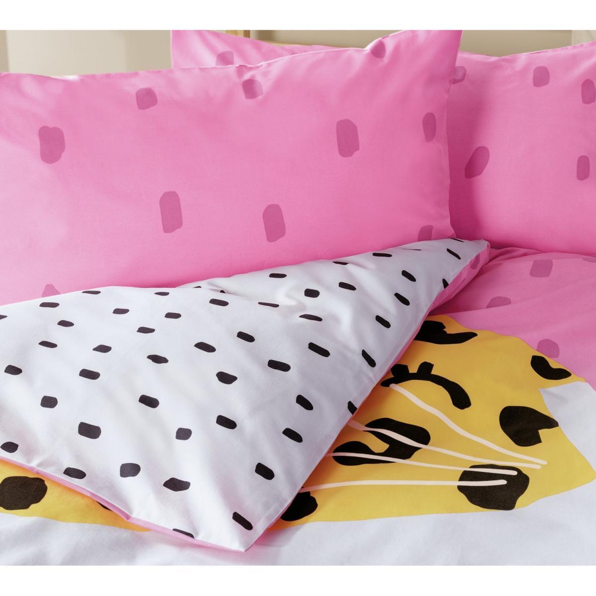 Habitat Leopard Print Reversible Bedding Set - Single – image 2