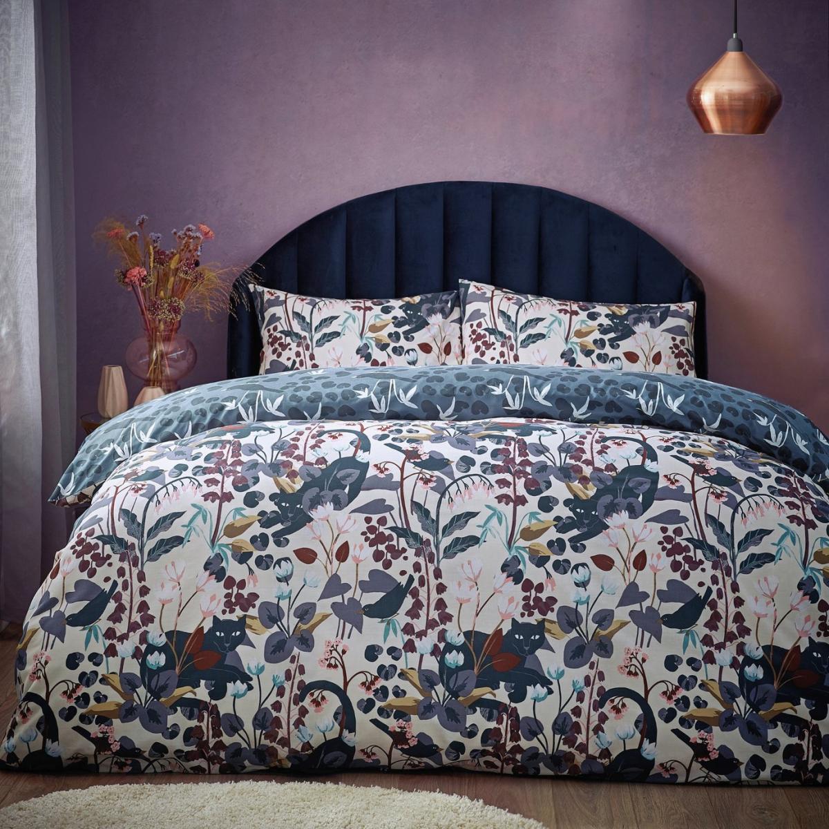 Furn Midnight Panther Blue Bedding Set - Single – image 4
