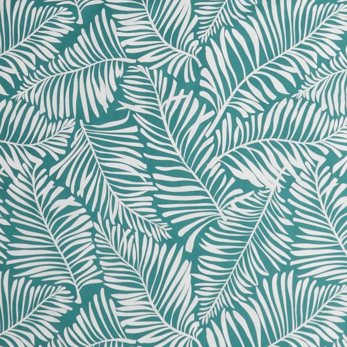 Habitat Abstract Green Leaf & White Bedding Set - Single – image 2