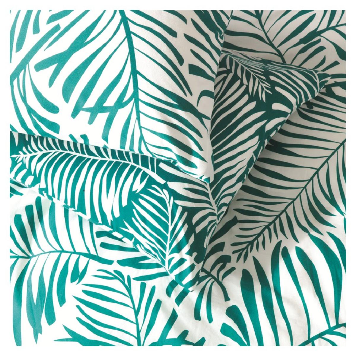 Habitat Abstract Green Leaf & White Bedding Set - Single – image 5