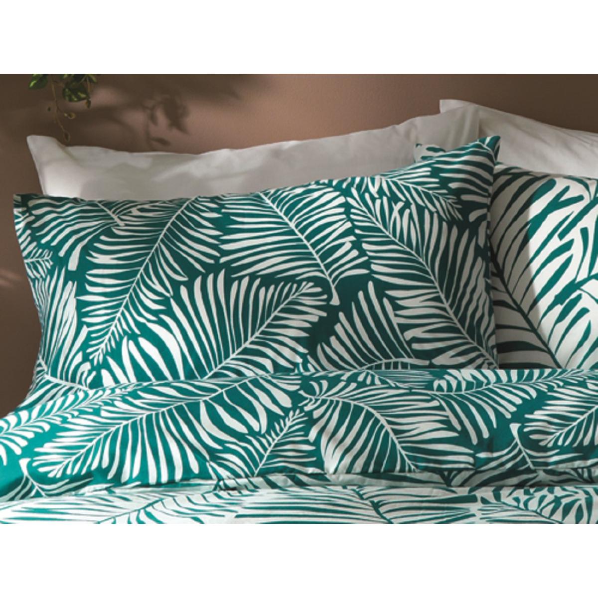 Habitat Abstract Green Leaf & White Bedding Set - Single – image 7