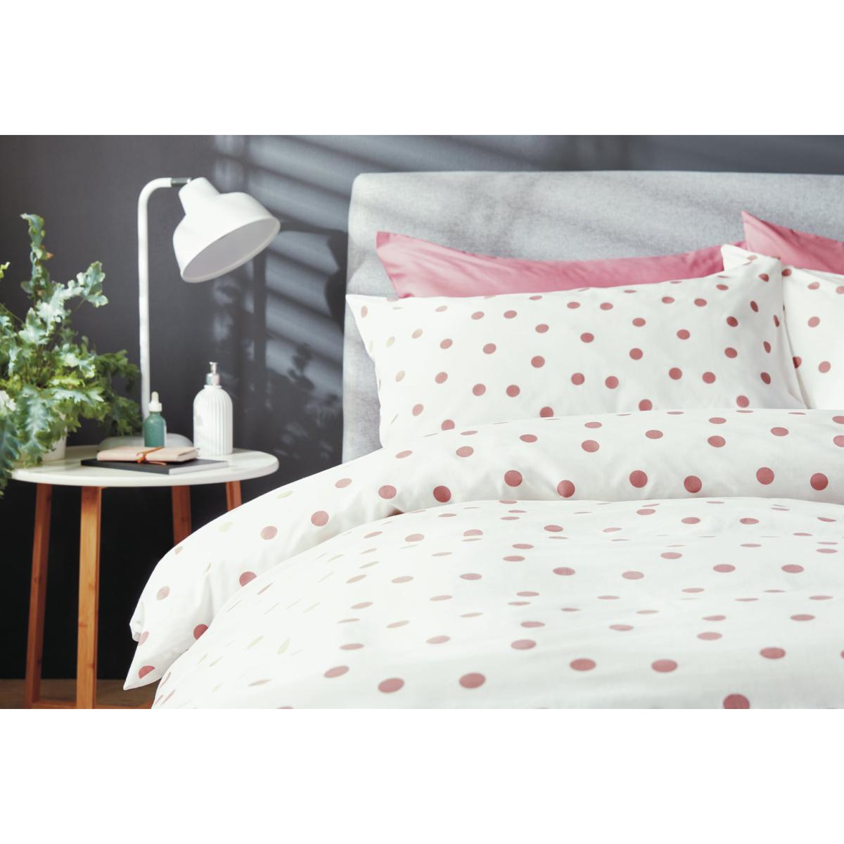 Habitat Pink Monochrome Spot Bedding Set - Single – image 5