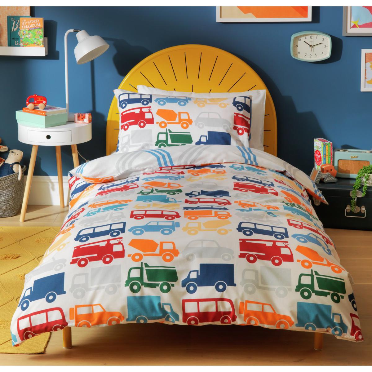 Habitat Kids Transport Multicolour Bedding Set - Single – image 3