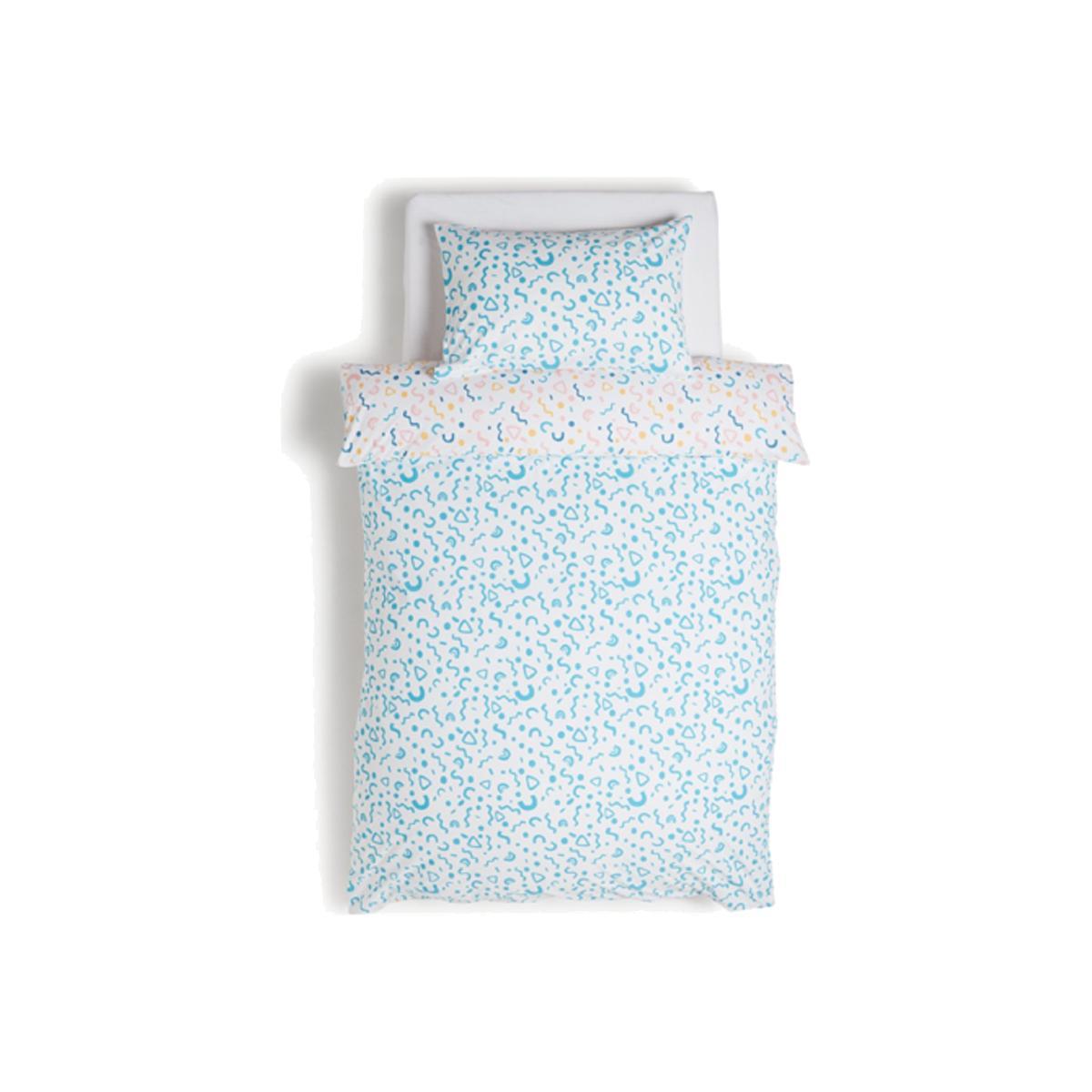 Habitat Kids White Squiggle Bedding Set - Single