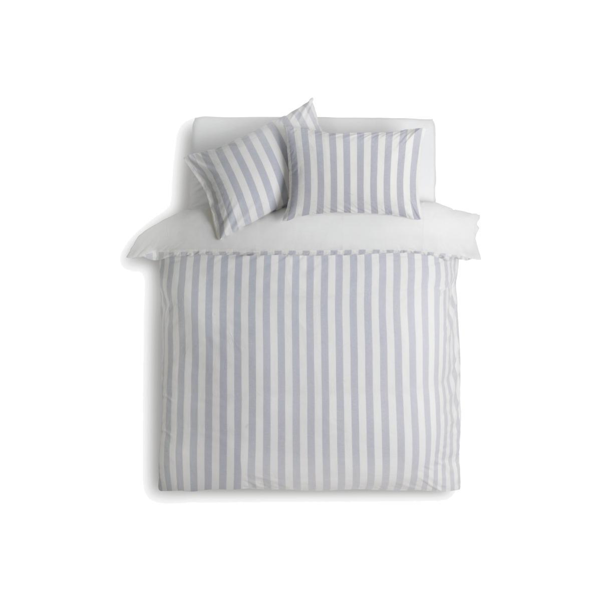 Habitat Fresh Vintage Sky Blue Stripe Bedding Set - Single – image 1