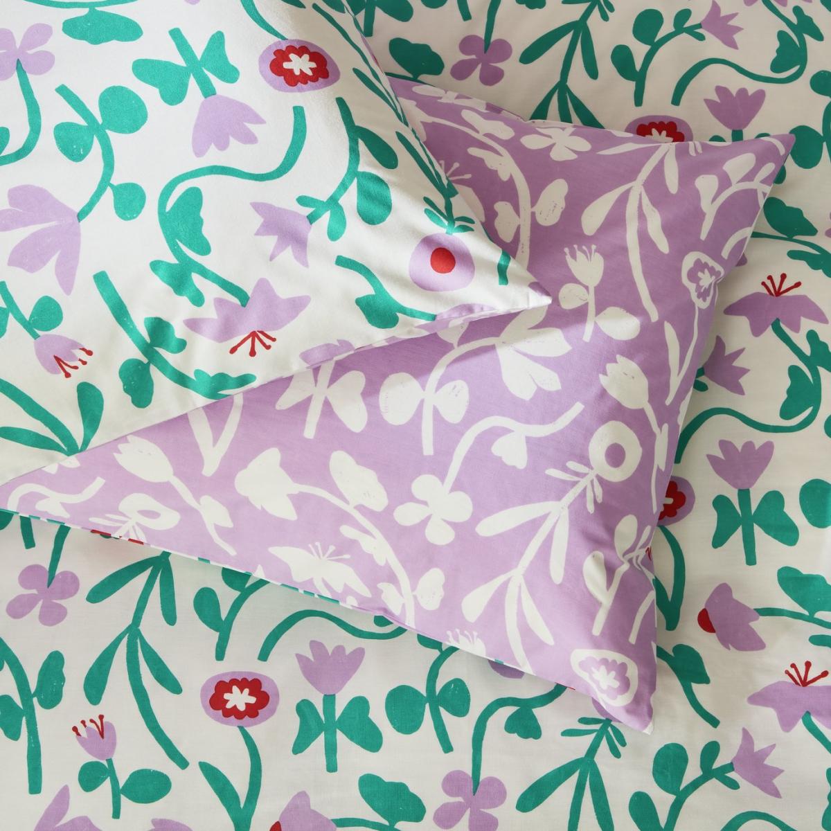 Habitat Emerald Floral Printed Green Bedding Set - Single – image 4