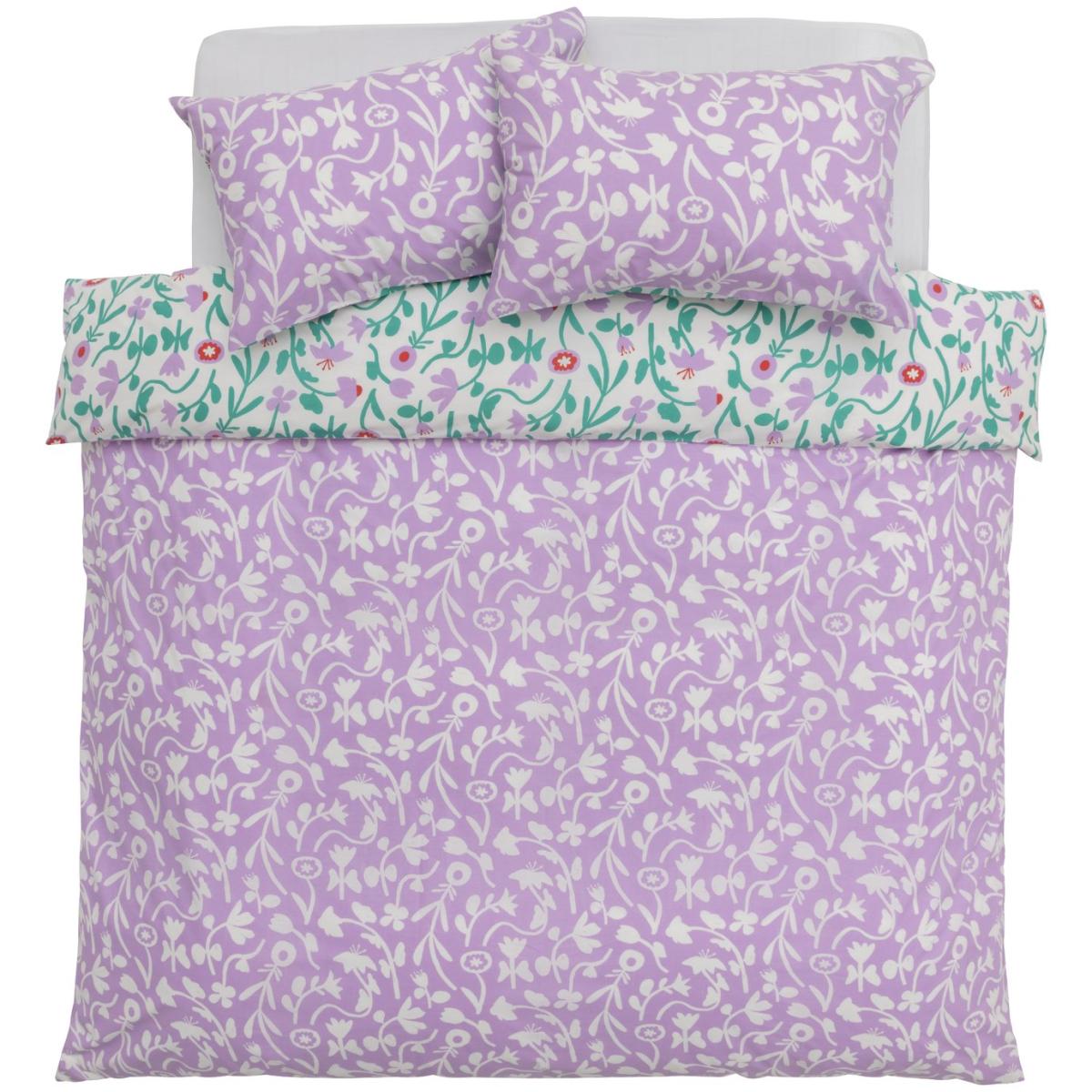 Habitat Emerald Floral Printed Green Bedding Set - Single – image 5