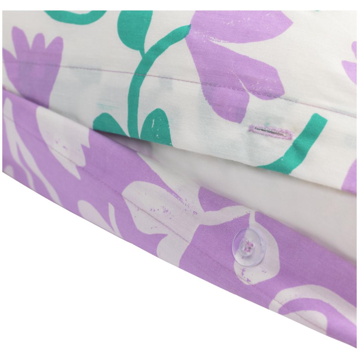 Habitat Emerald Floral Printed Green Bedding Set - Single – image 6