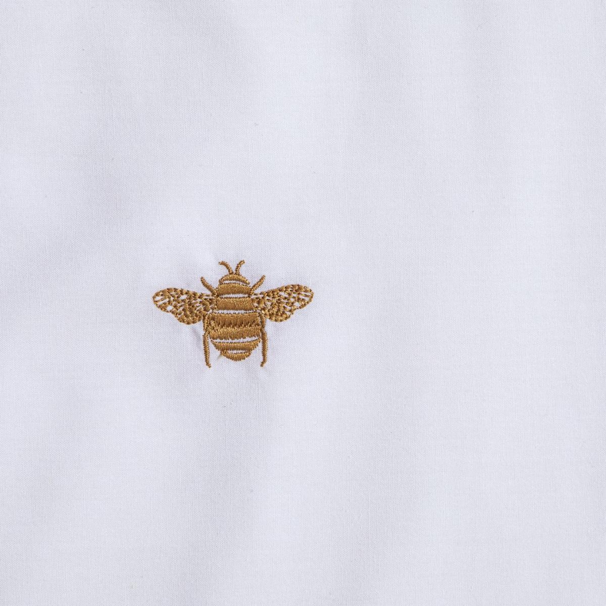 Habitat Gold Bee Embroidered White Bedding Set - Single – image 3