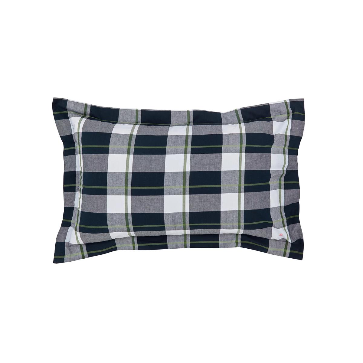 Joules Pure Cotton Daylesford Check Bedding Set - DBL - Navy, Navy – image 4