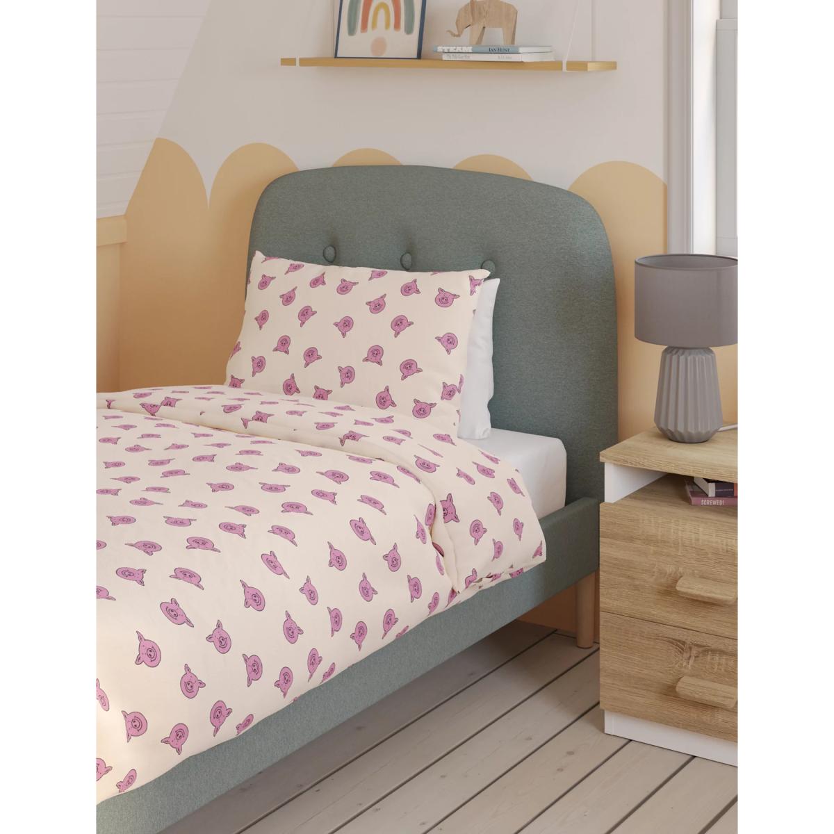 Percy Pig™ Fleece Bedding Set - DBL - Pink Mix, Pink Mix – image 2