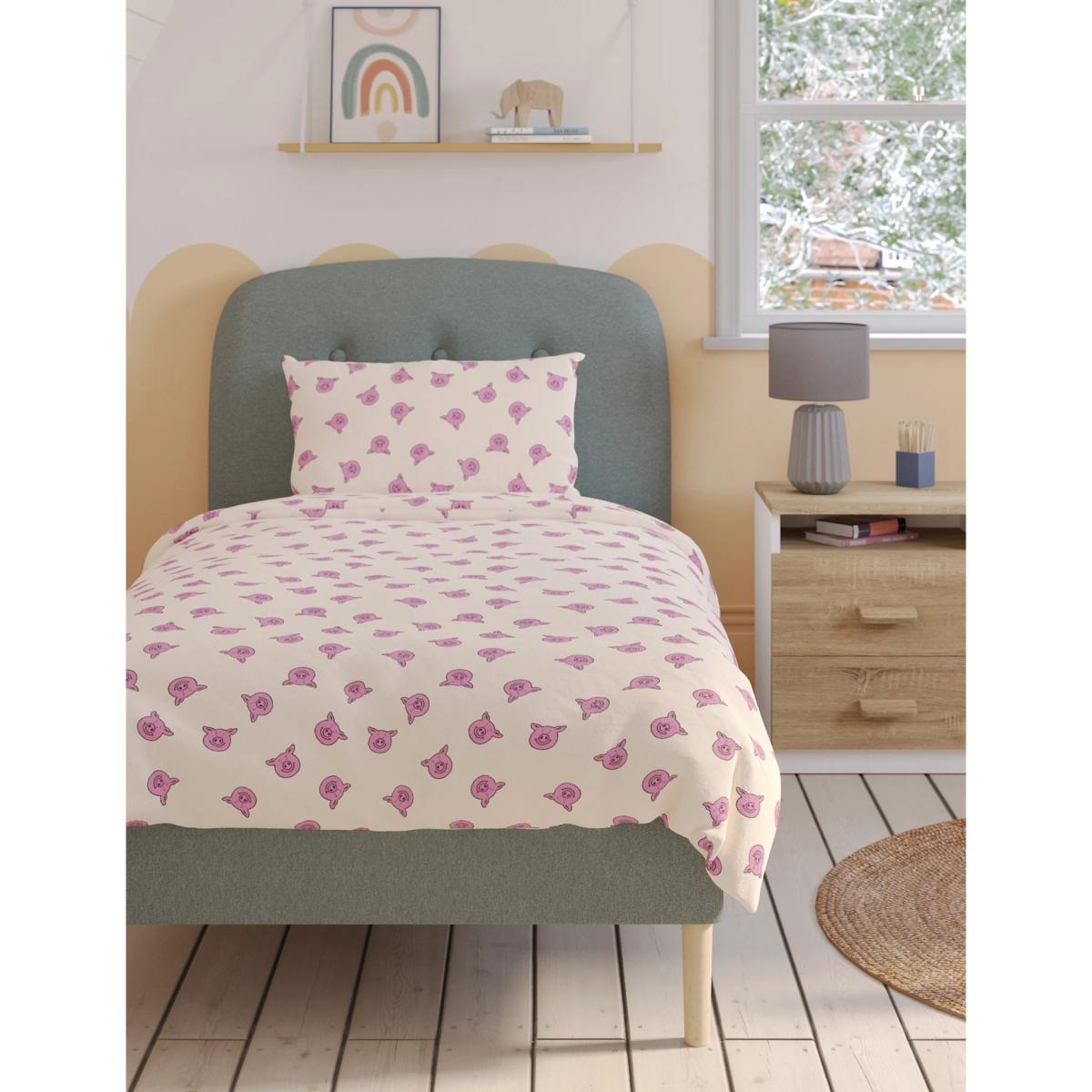 Percy Pig™ Fleece Bedding Set - DBL - Pink Mix, Pink Mix – image 3