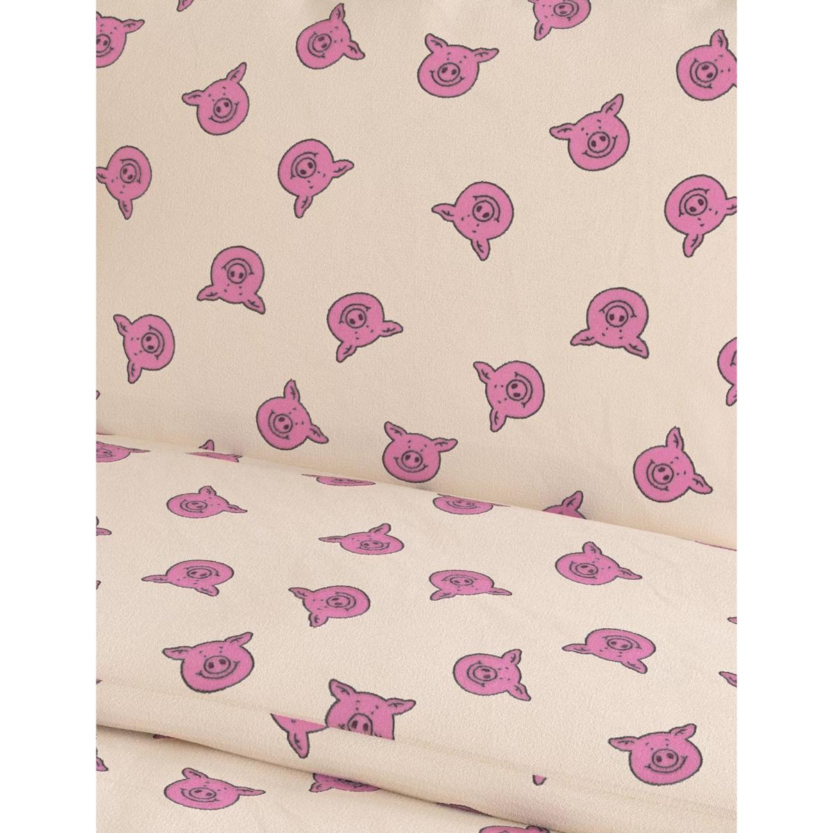 Percy Pig™ Fleece Bedding Set - DBL - Pink Mix, Pink Mix – image 4