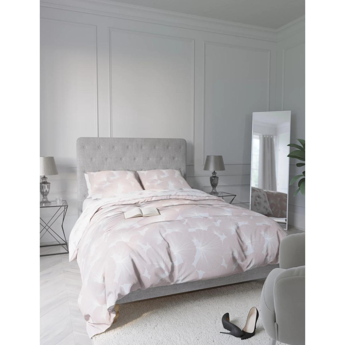M&S Cotton Blend Ginkgo Bedding Set - SGL - Pink Mix, Pink Mix – image 2
