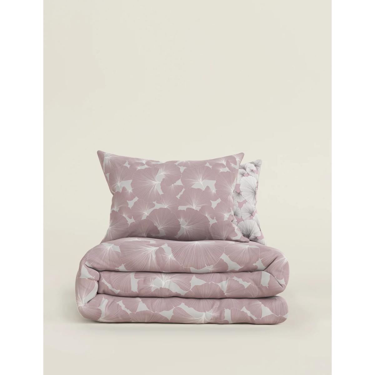 M&S Cotton Blend Ginkgo Bedding Set - SGL - Pink Mix, Pink Mix – image 4