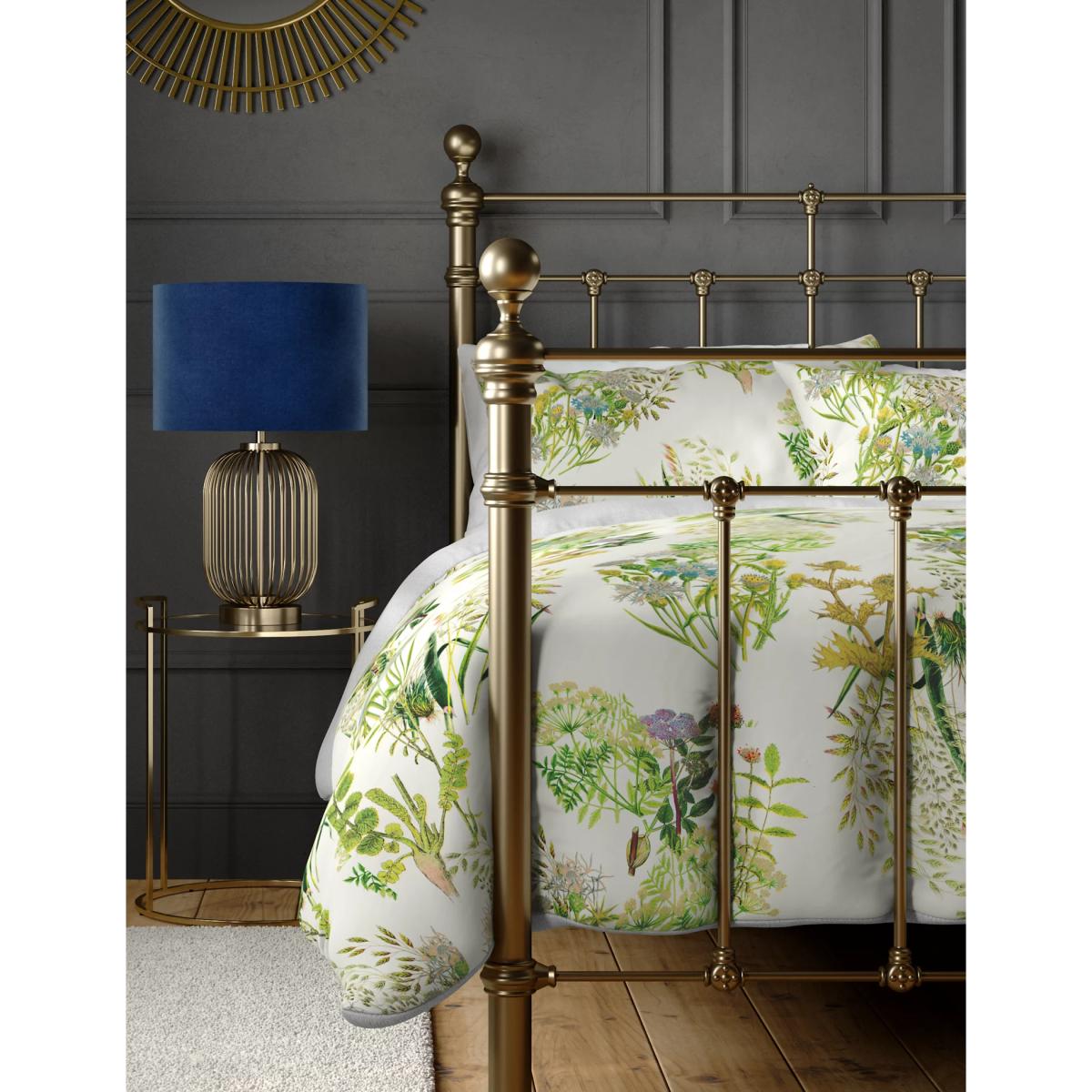 M&S Pure Cotton Botanical Bedding Set - SGL - Green Mix, Green Mix – image 3