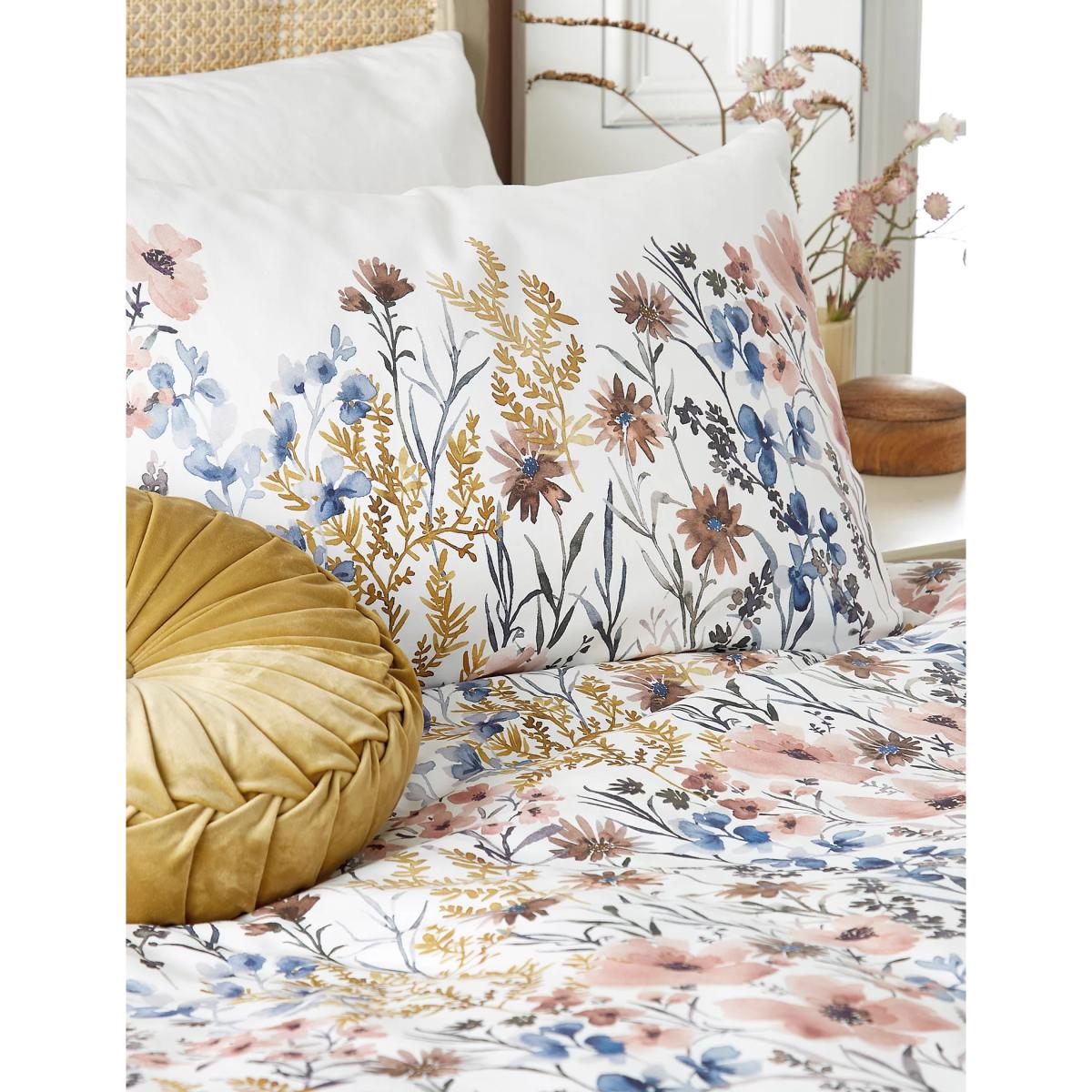 Laura Ashley Pure Cotton Sateen Aspden Bedding Set - SGL - Ochre, Ochre – image 2