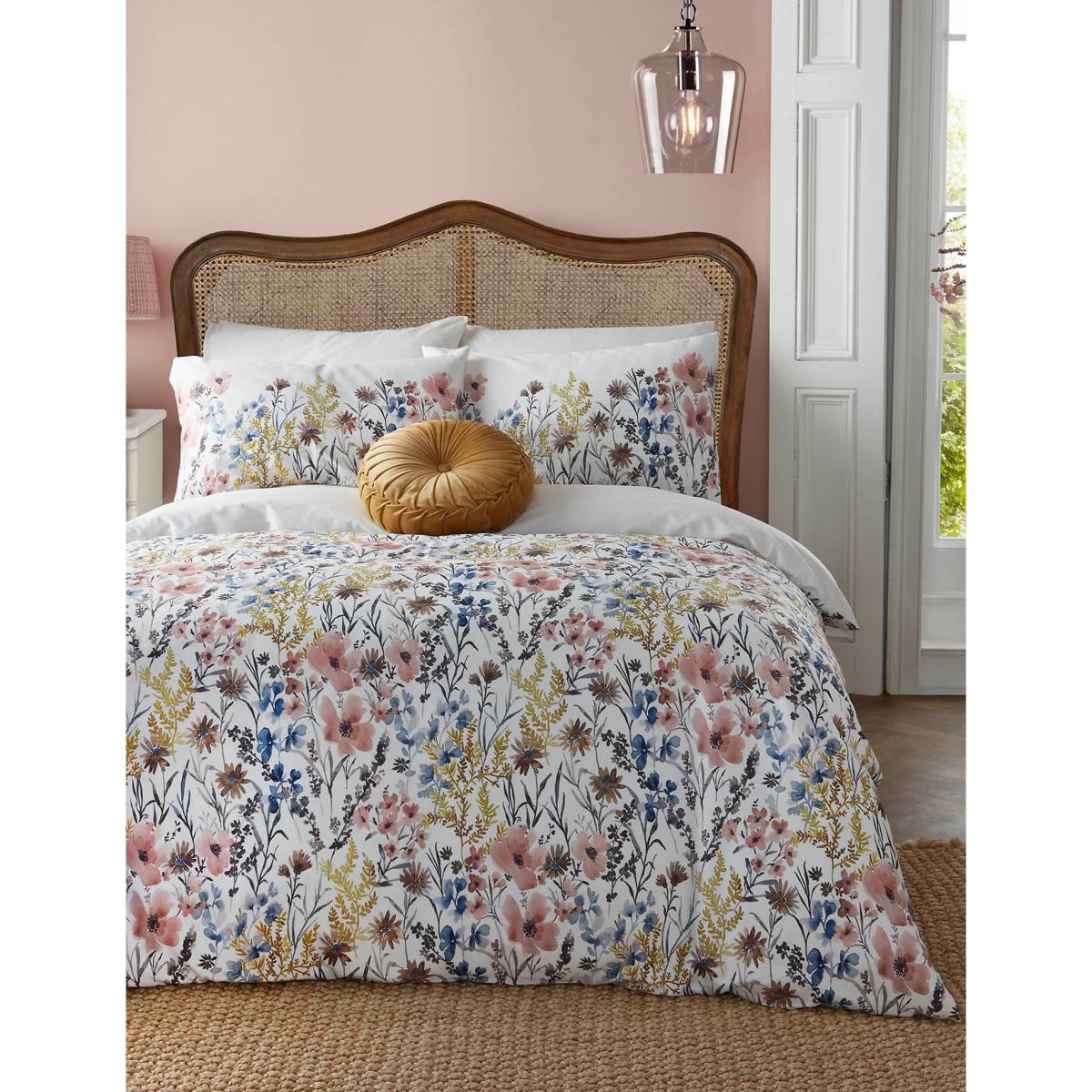 Laura Ashley Pure Cotton Sateen Aspden Bedding Set - SGL - Ochre, Ochre – image 3