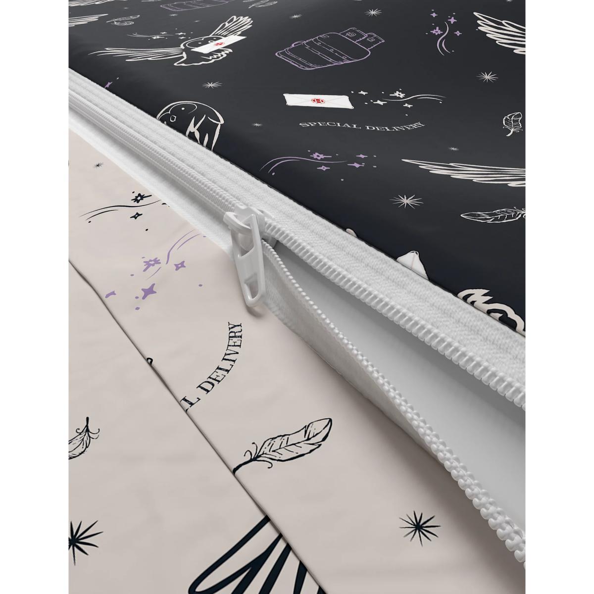 M&S Harry Potter™ Cotton Mix Glow in the Dark Bedding Set - SGL - Navy Mix, Navy Mix – image 5